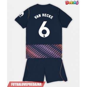Lacne Dětský Futbalové dres Tottenham Hotspur Jan Paul van Hecke #6 2026-27 Krátky Rukáv - Preč (+ trenírky)